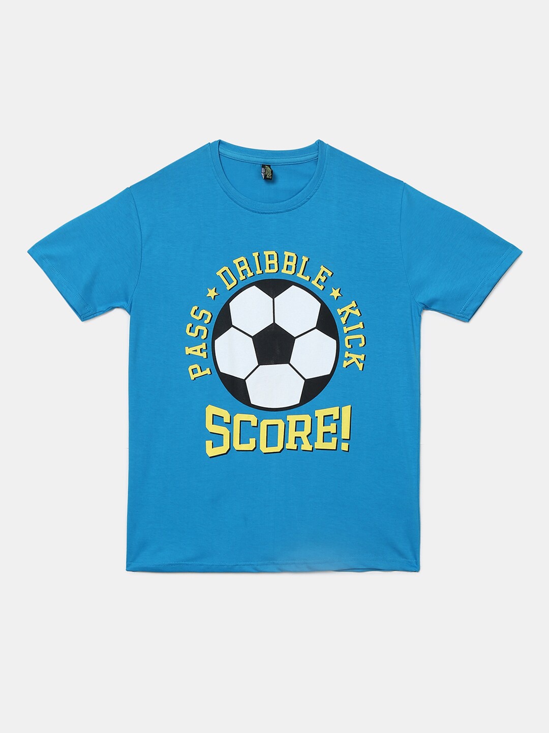 

V-Mart Boys Blue Printed Round Neck T-shirt