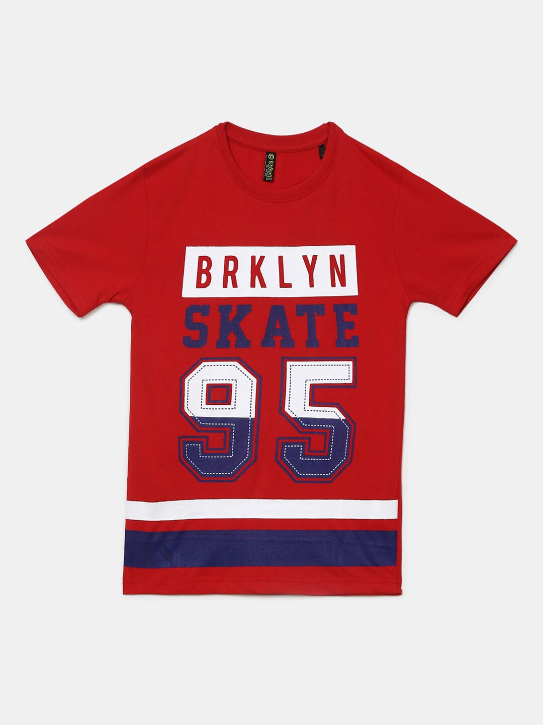 

V-Mart Boys Red Varsity Printed T-shirt