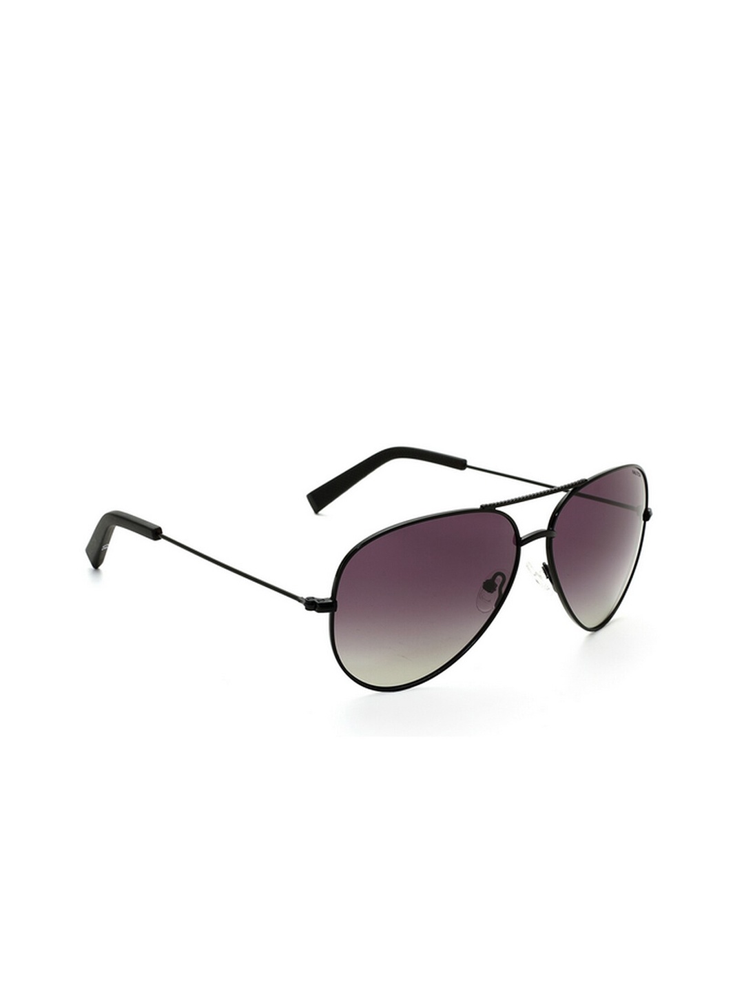 

Nautica Unisex Purple Lens & Black Aviator Sunglasses with Polarised and UV Protected Lens