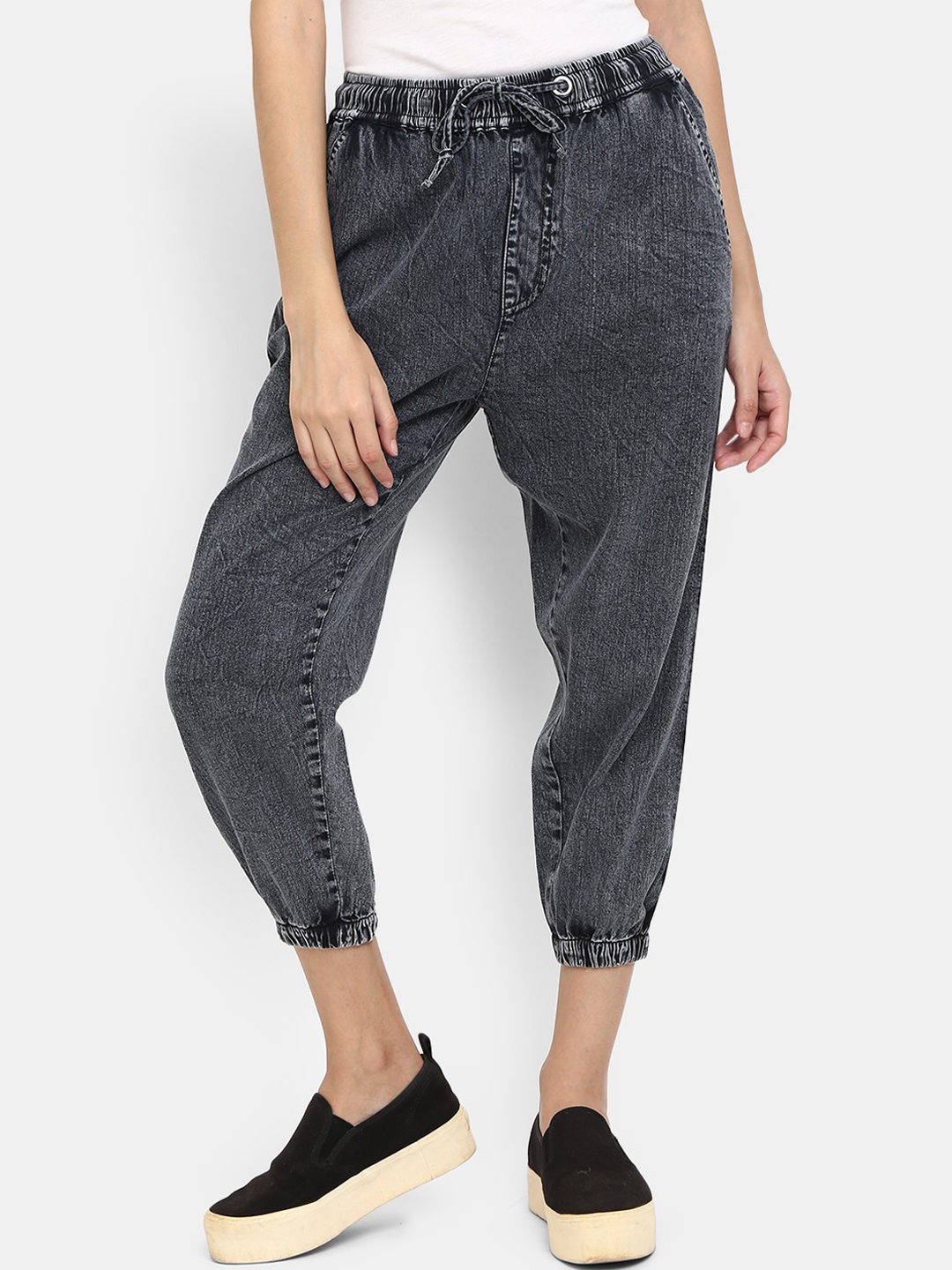 

V-Mart Women Grey Classic Jogger Jeans