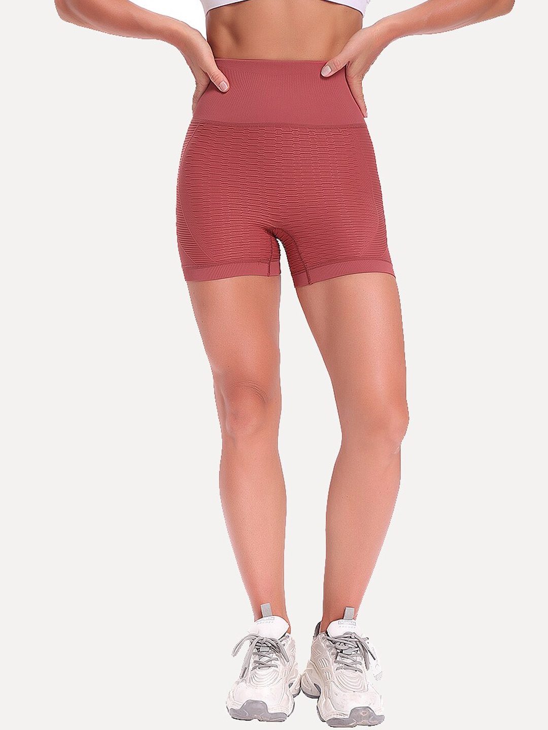 

URBANIC Women Red Sports Shorts