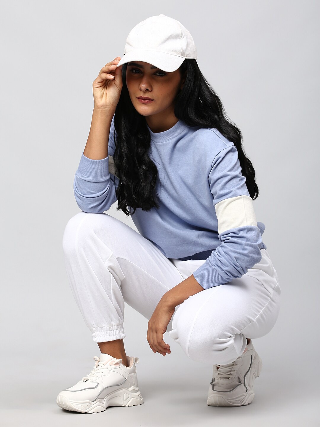 

Hubberholme Women Blue Sweatshirt