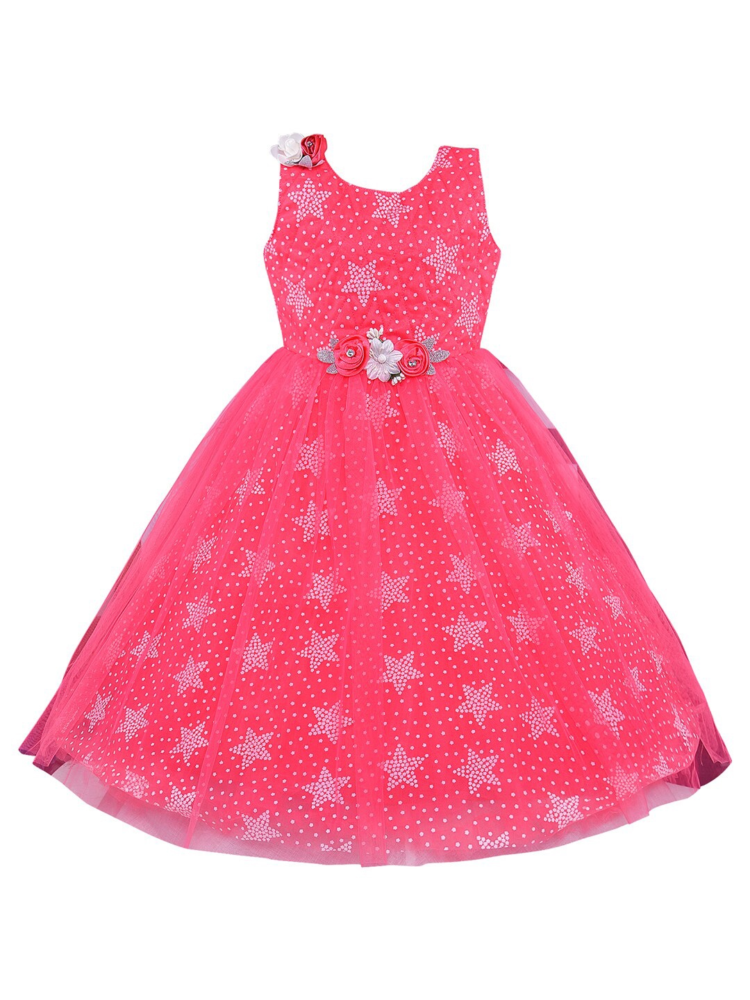 

Wish Karo Pink Net Dress