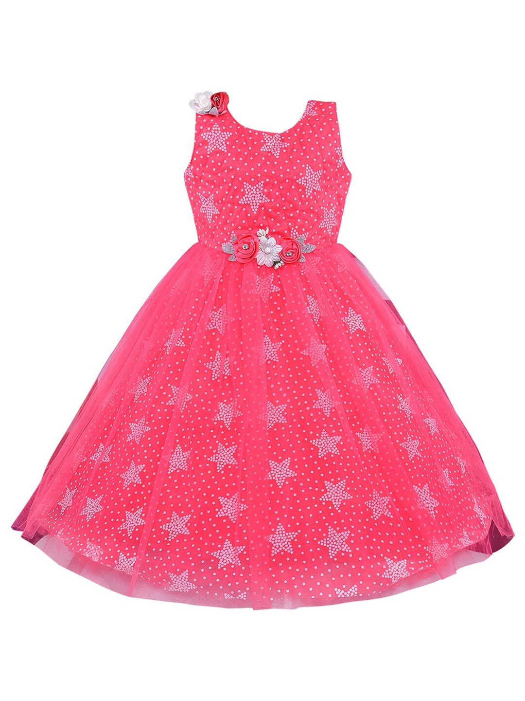 

Wish Karo Pink Net Dress