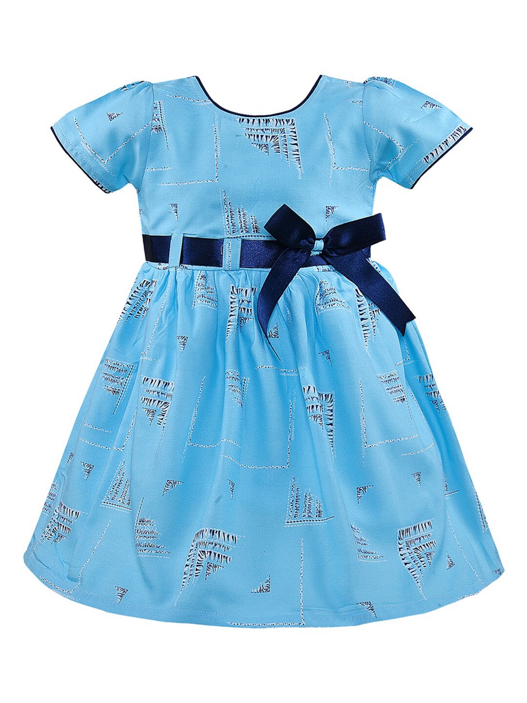 

Wish Karo Blue Satin Dress
