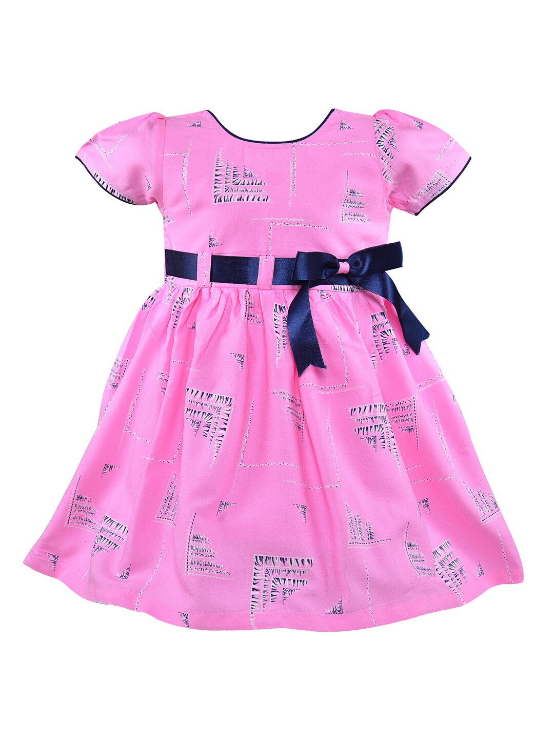 

Wish Karo Pink Satin Dress