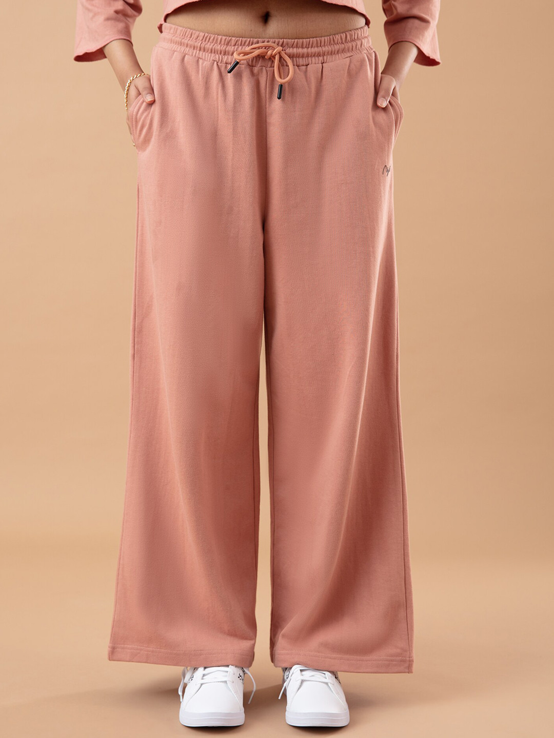 

Nykd Women Nude Solid Cotton Track Pants
