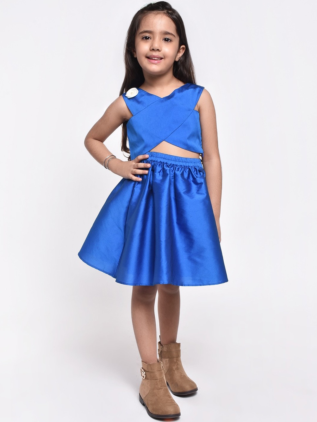 

Jelly Jones Girls Blue Top with Skirt