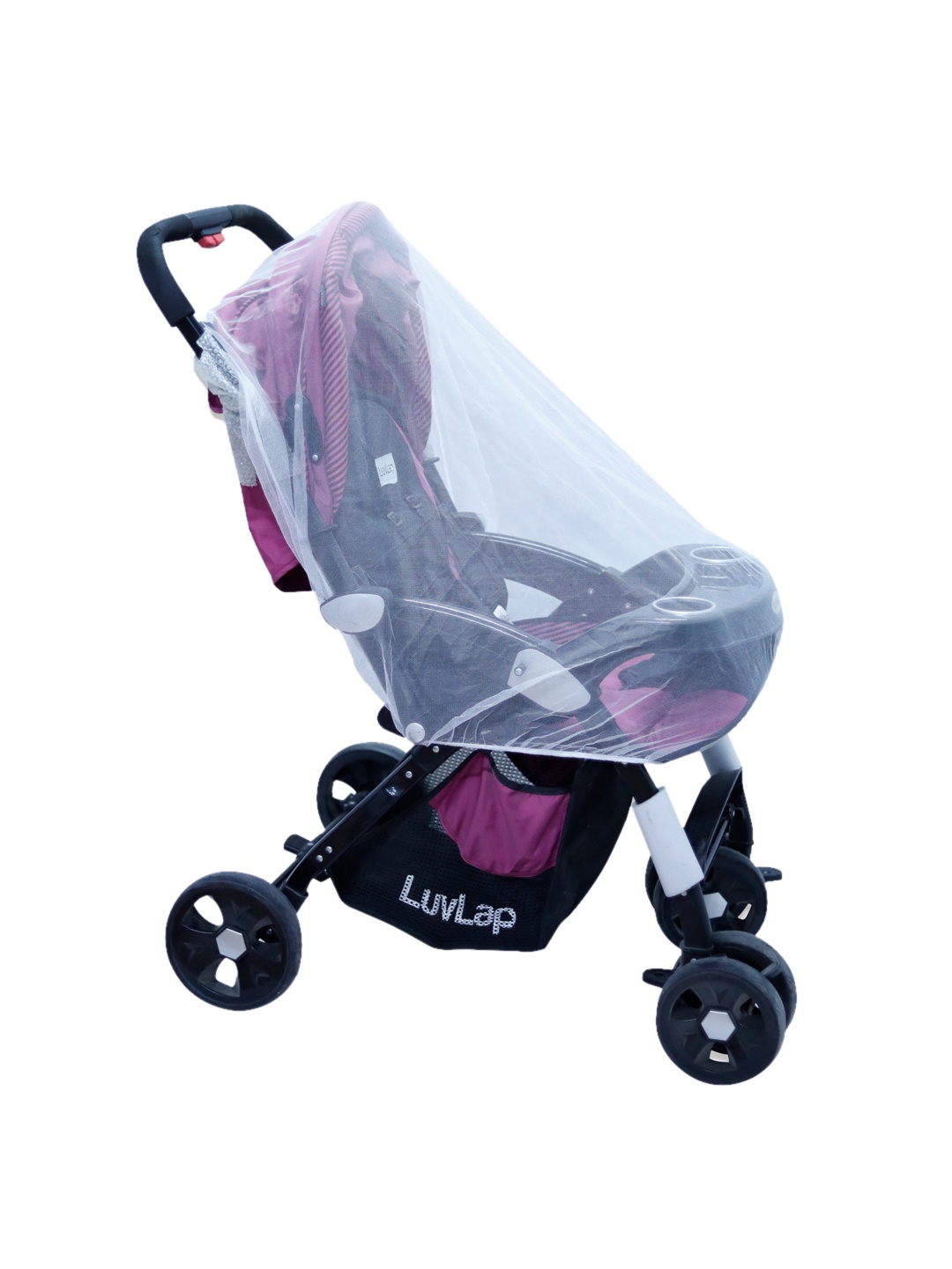 

Silver Shine Kids White Stroller Polyester Mosquito Net