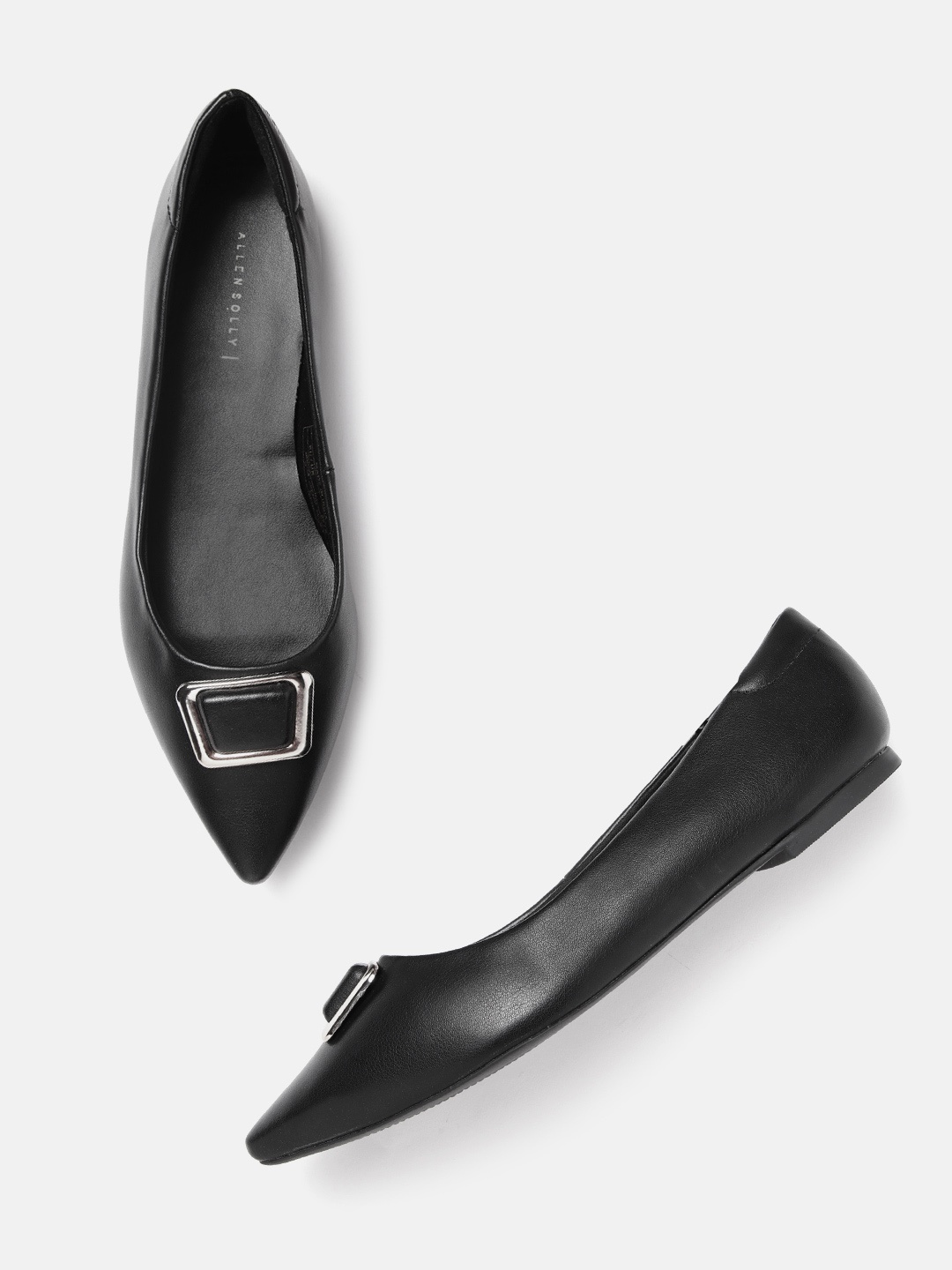 

Allen Solly Women Black Solid Ballerinas