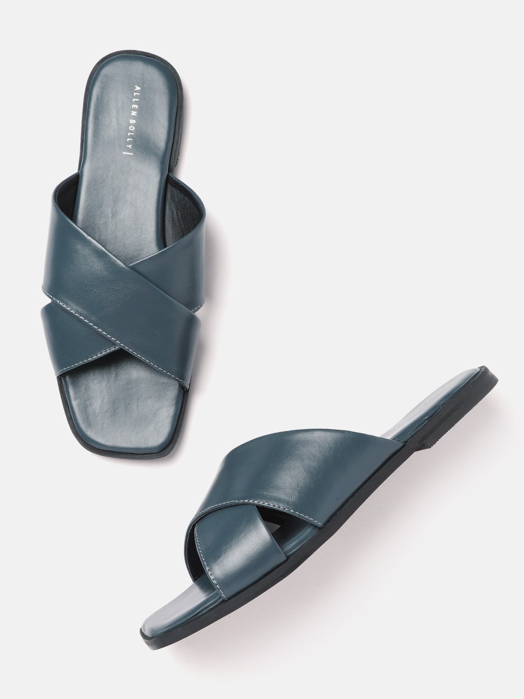 

Allen Solly Women Teal Open Toe Flats