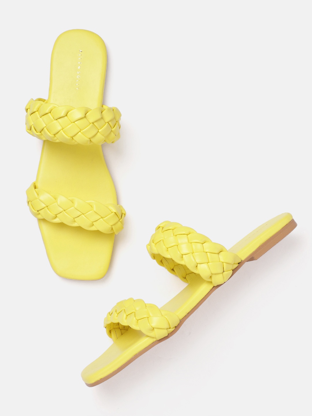 

Allen Solly Women Braided Open Toe Flats, Yellow