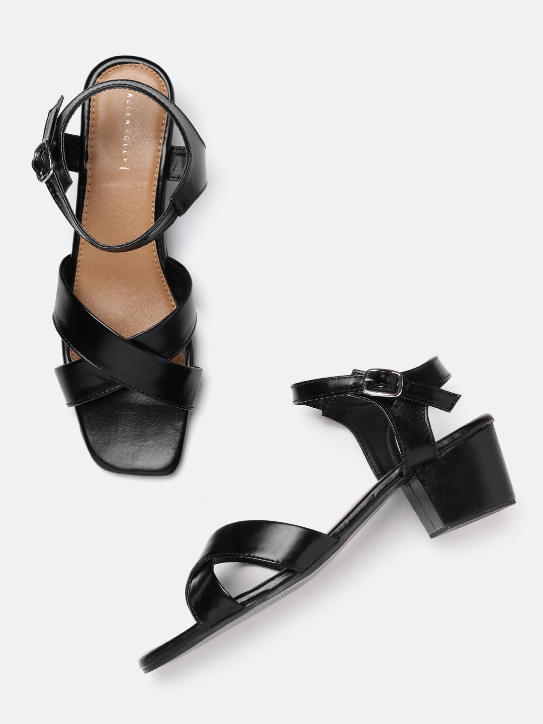 

Allen Solly Black Solid Block Heels