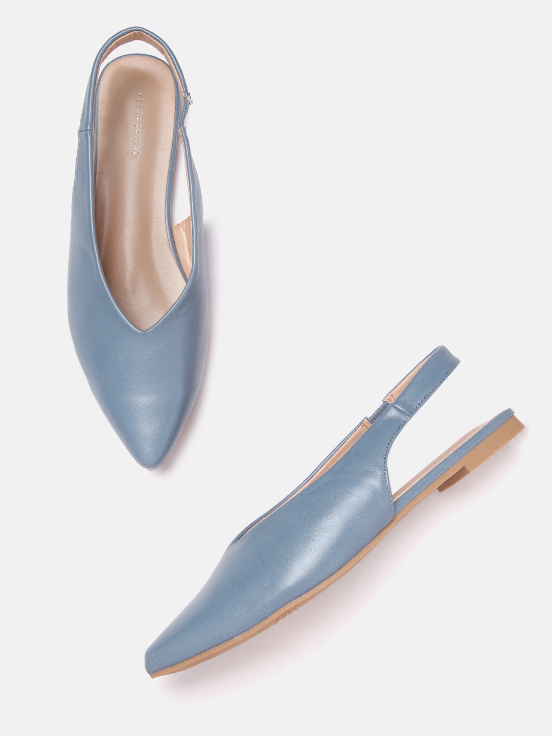 

Allen Solly Women Blue Solid Pointed Toe Mules