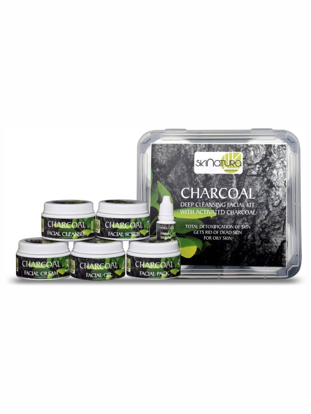 

Skinatura Adults Charcoal Deep Cleansing Professional Facial Kit 310 gm