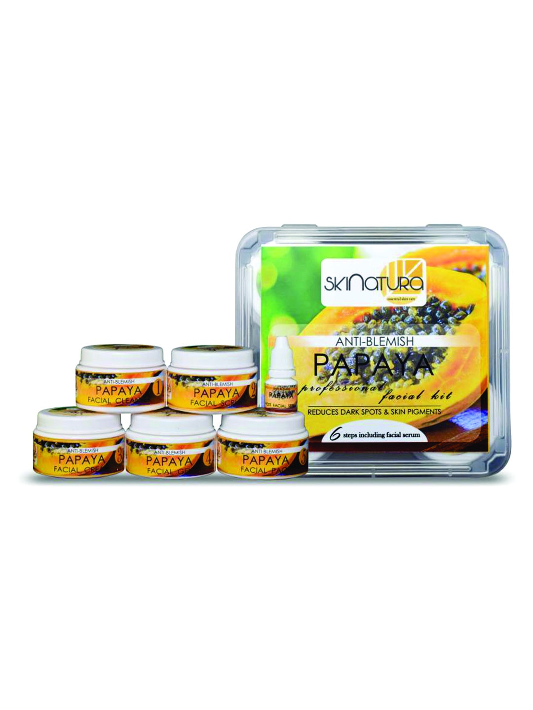 

Skinatura Papaya Facial Kit 310gm, Mustard