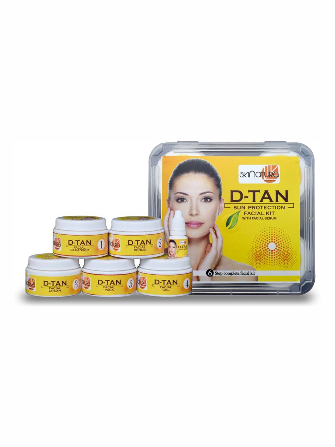 

Skinatura D-Tan Sun Protection Facial Kit 310g, Yellow