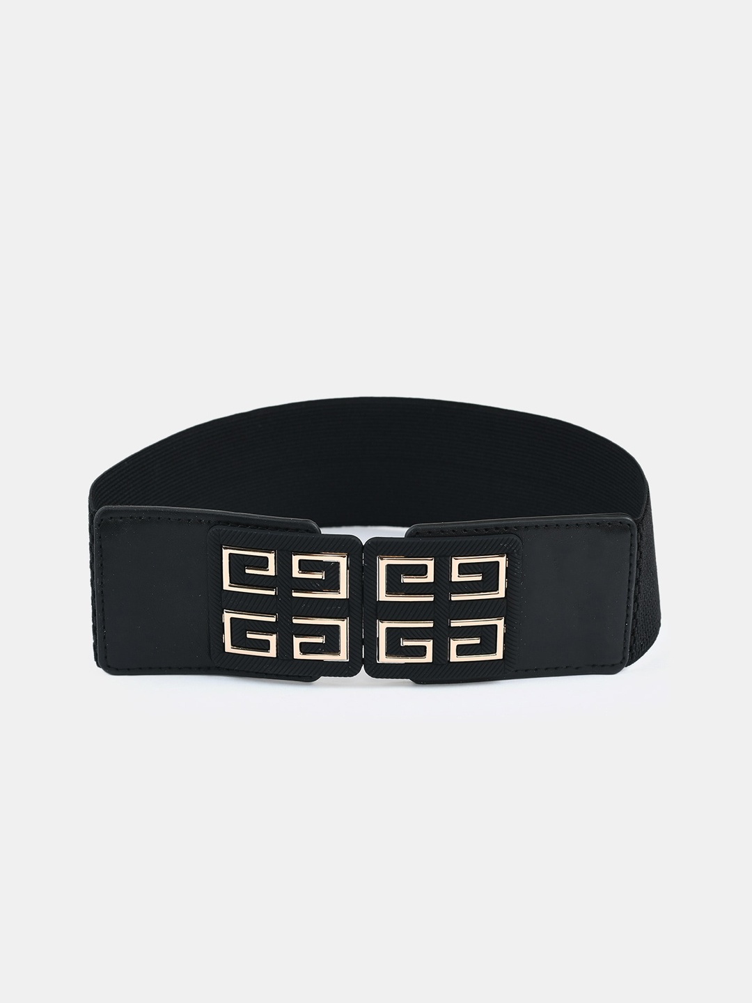

WINSOME DEAL Women Stretchable Elastic Dress Belt, Black
