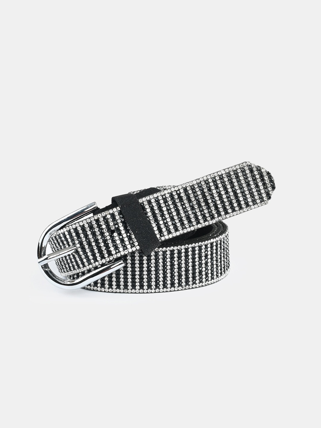 

WINSOME DEAL Women Leather Black belt