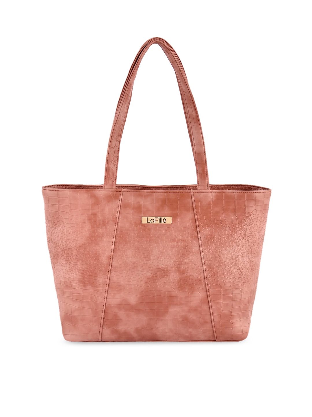 

LaFille Women Peach PU Structured Shoulder Bag