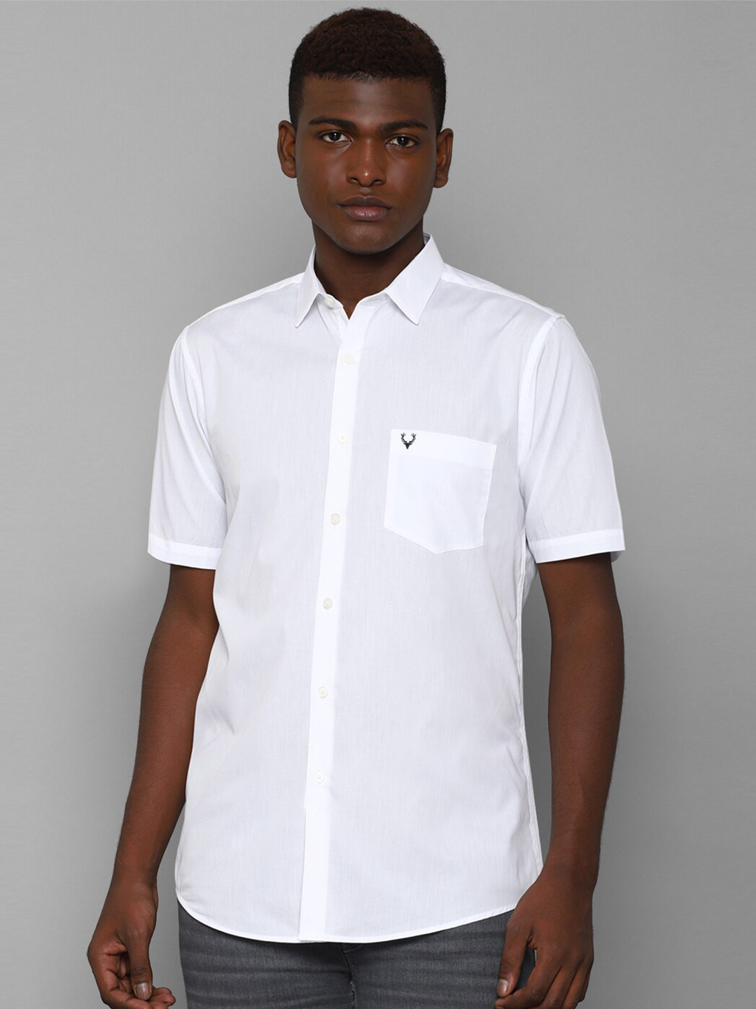

Allen Solly Men White Slim Fit Casual Shirt