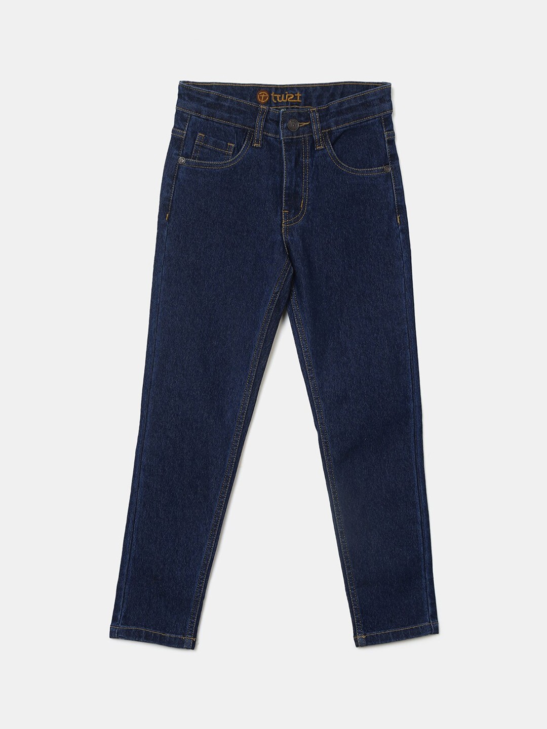 

V-Mart Boys Blue Solid Pc Denim High Waist Jeans