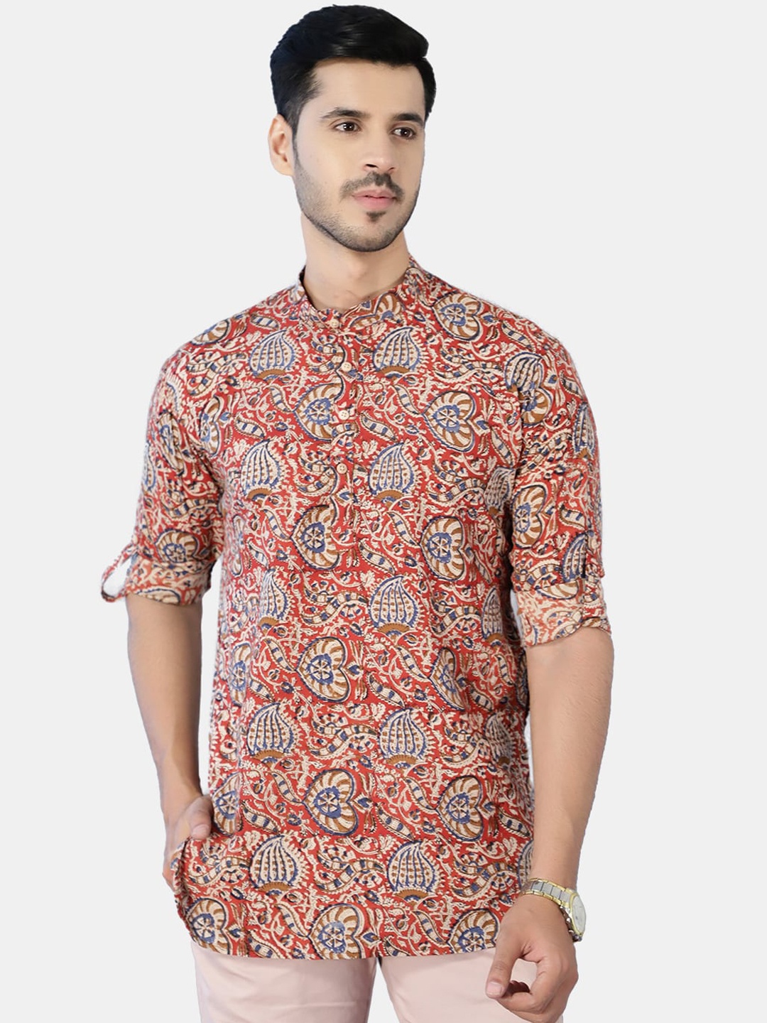 

Wintage Men Multicoloured Ethnic Motifs Printed Kurta, Multi