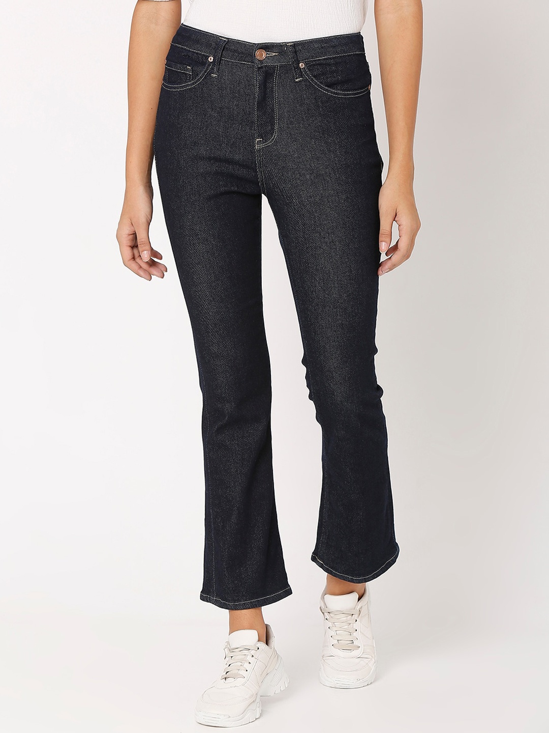 

SPYKAR Women Blue Elissa Bootcut High-Rise Jeans
