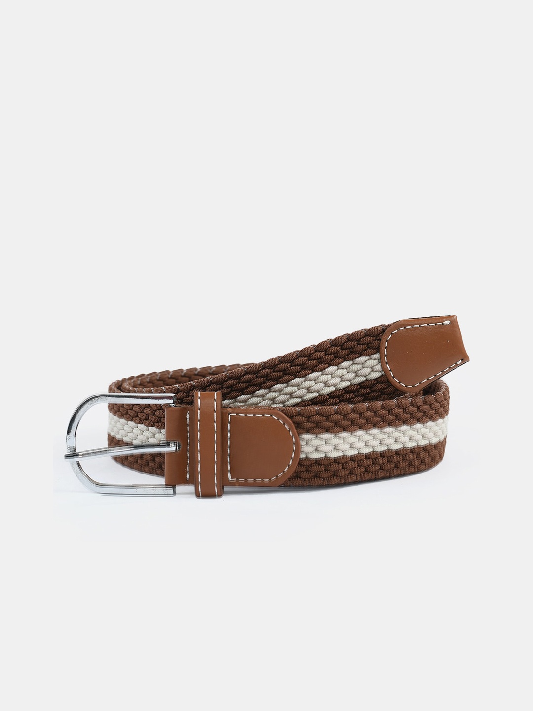 

WINSOME DEAL Men Canvas Brown Belt