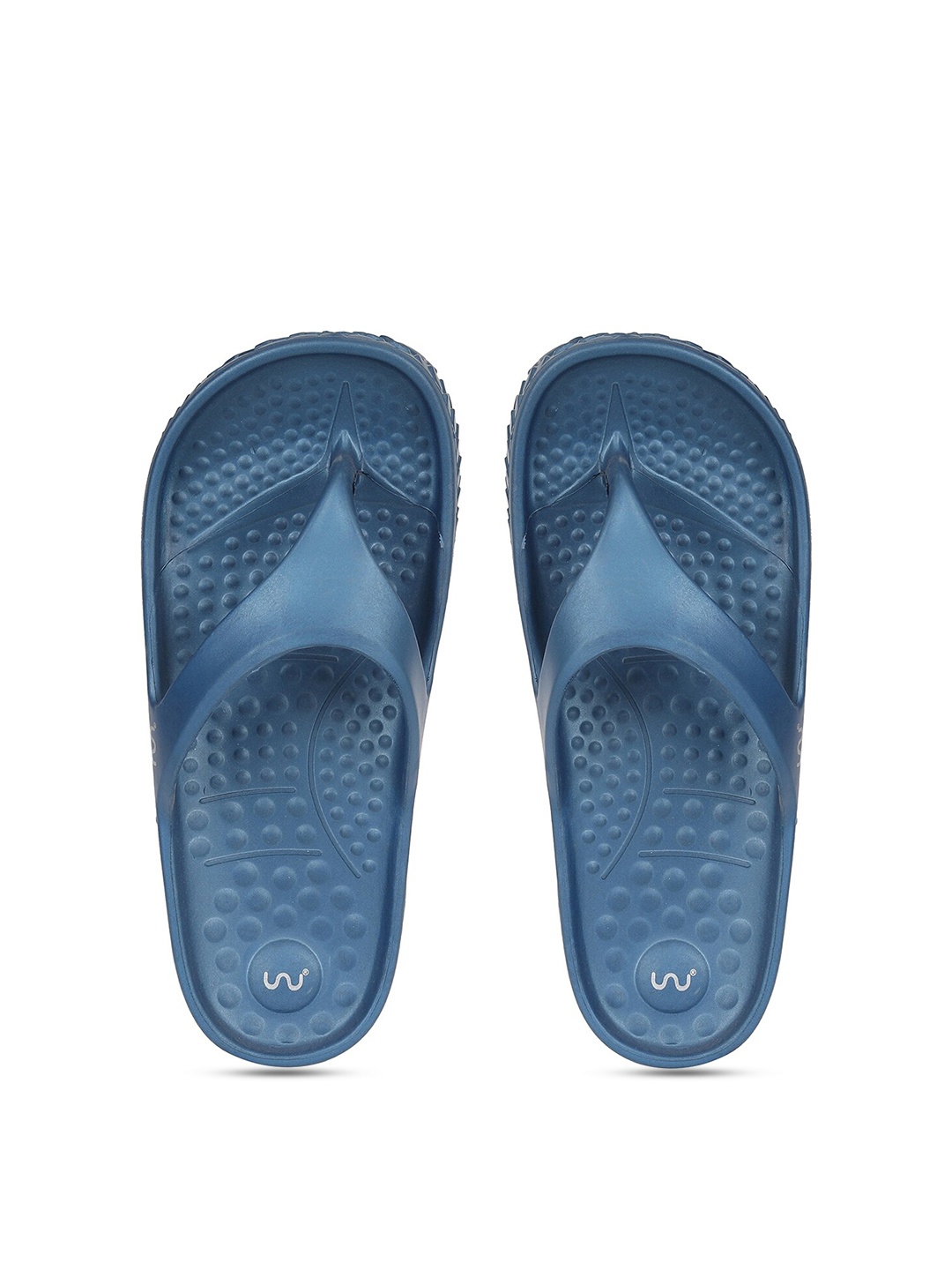 

Doubleu Women Blue Rubber Thong Flip-Flops