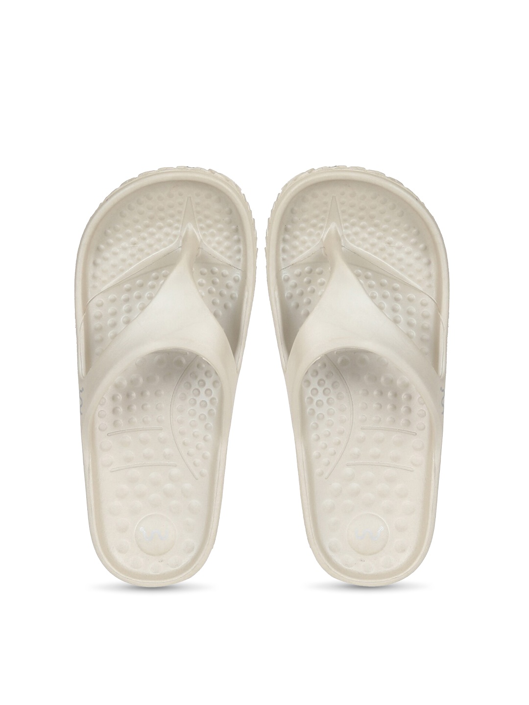 

Doubleu Women Grey Rubber Thong Flip-Flops