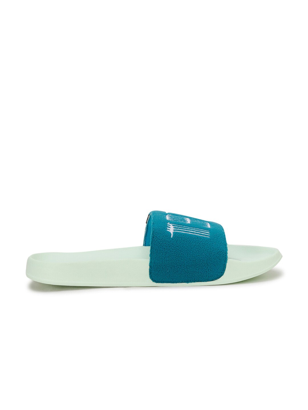 

Puma Unisex Blue & Orange Leadcat 2.0 BB Pop Art Sliders