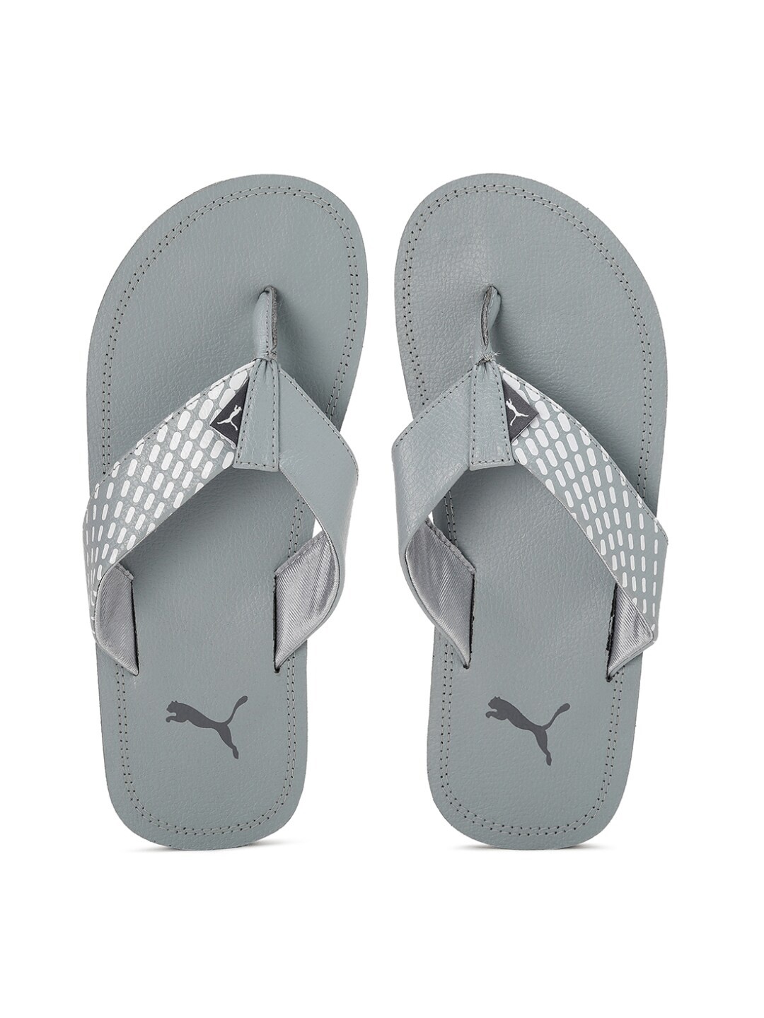 

Puma Men Grey Ketava Duo v7 Thong Flip-Flops