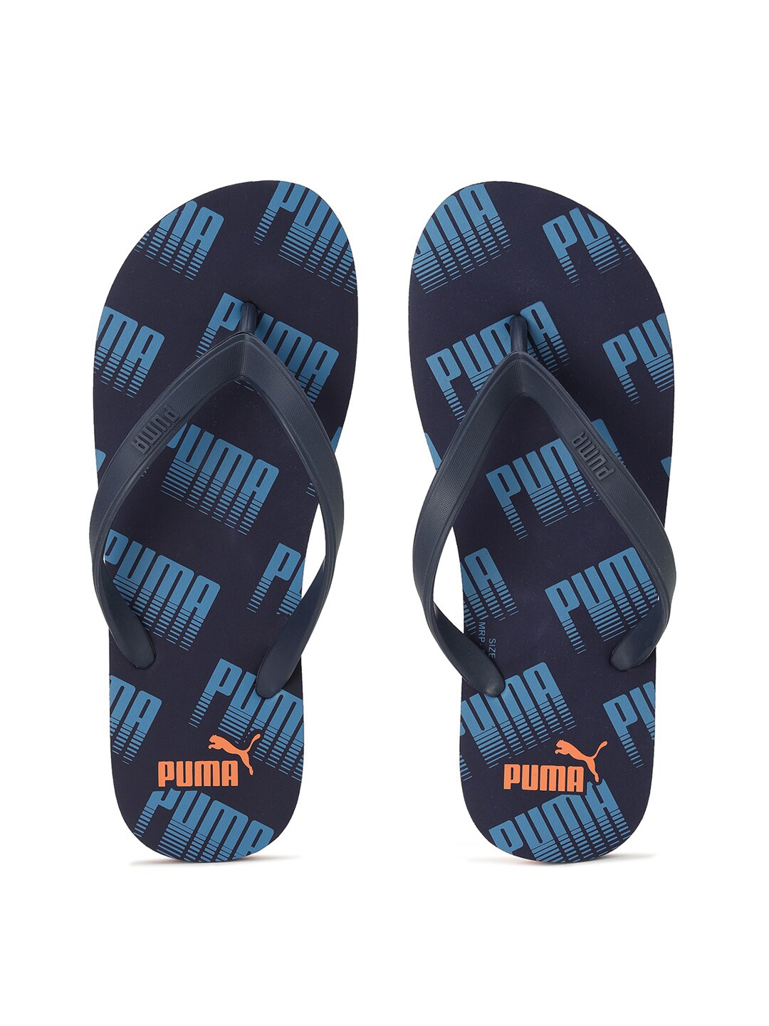 

Puma Unisex Blue & Black Triumph Thong Flip-Flops