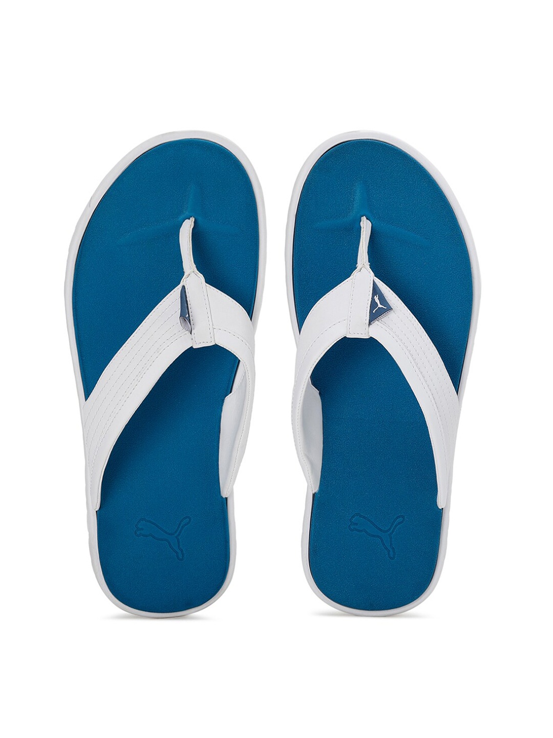 

Puma Unisex Blue & White Galaxy Comfort V3 Thong Flip-Flops