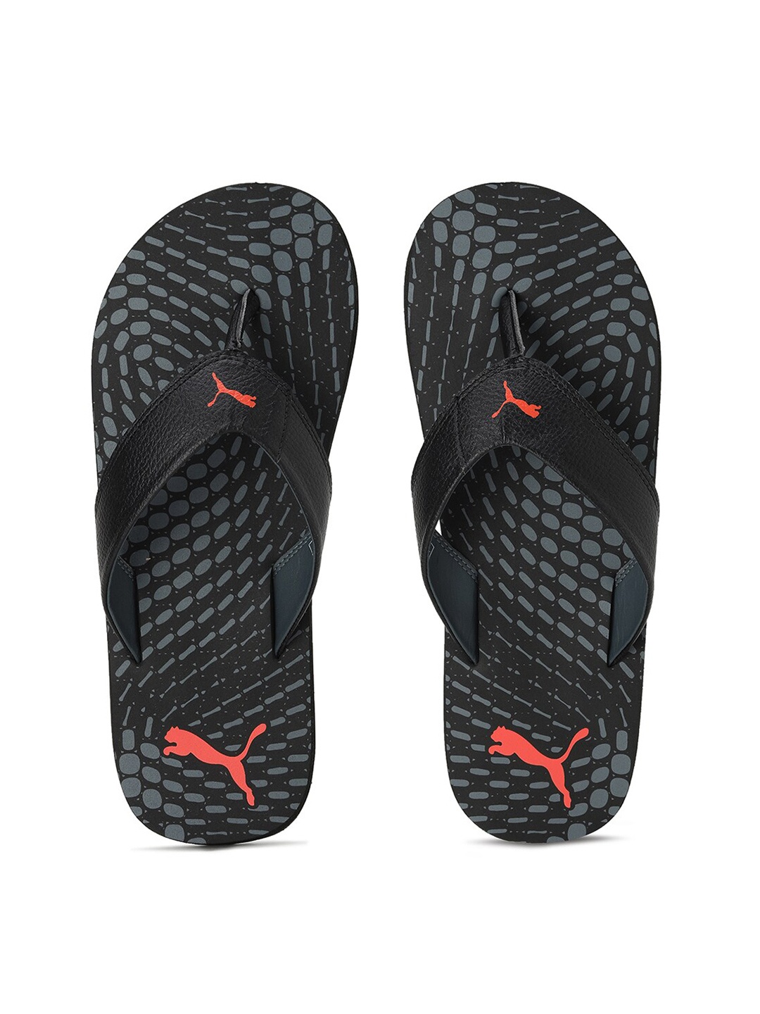 

Puma Men Black & Red Deed V3 Thong Flip-Flops