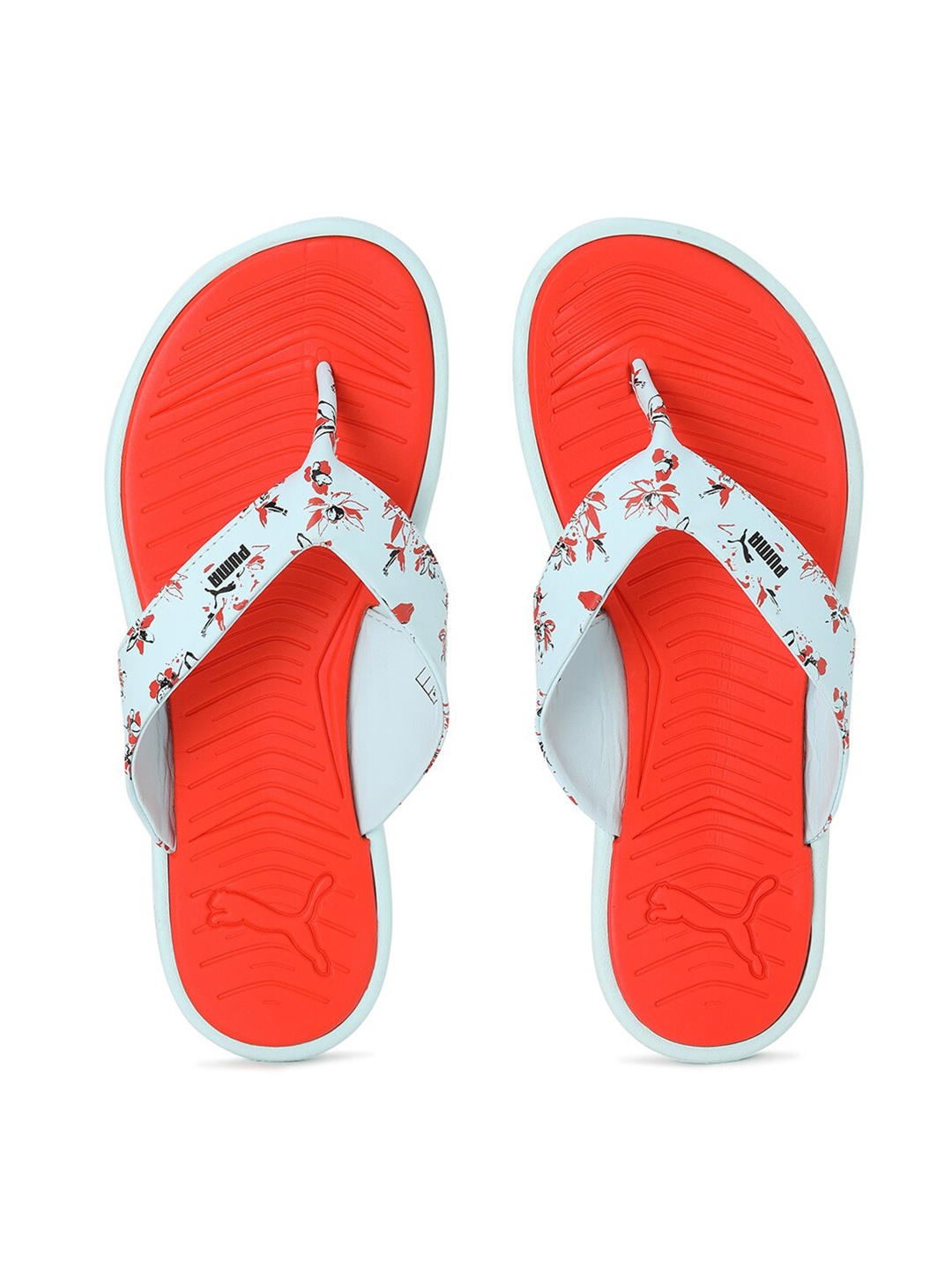 

Puma Women Orange & Blue Suzzana Thong Flip-Flops