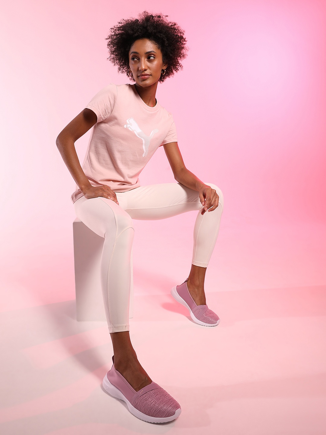 

Puma Women Rose Adelina SoftFoam Ballet Sneakers