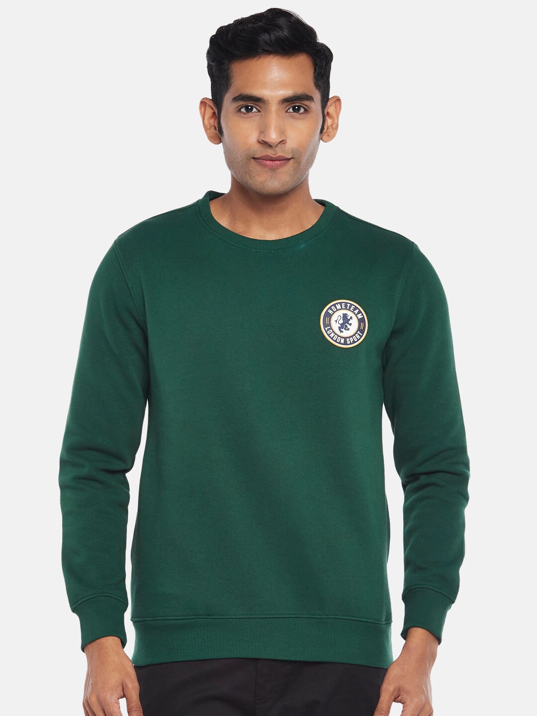 

BYFORD by Pantaloons Men Green Sweatshirt