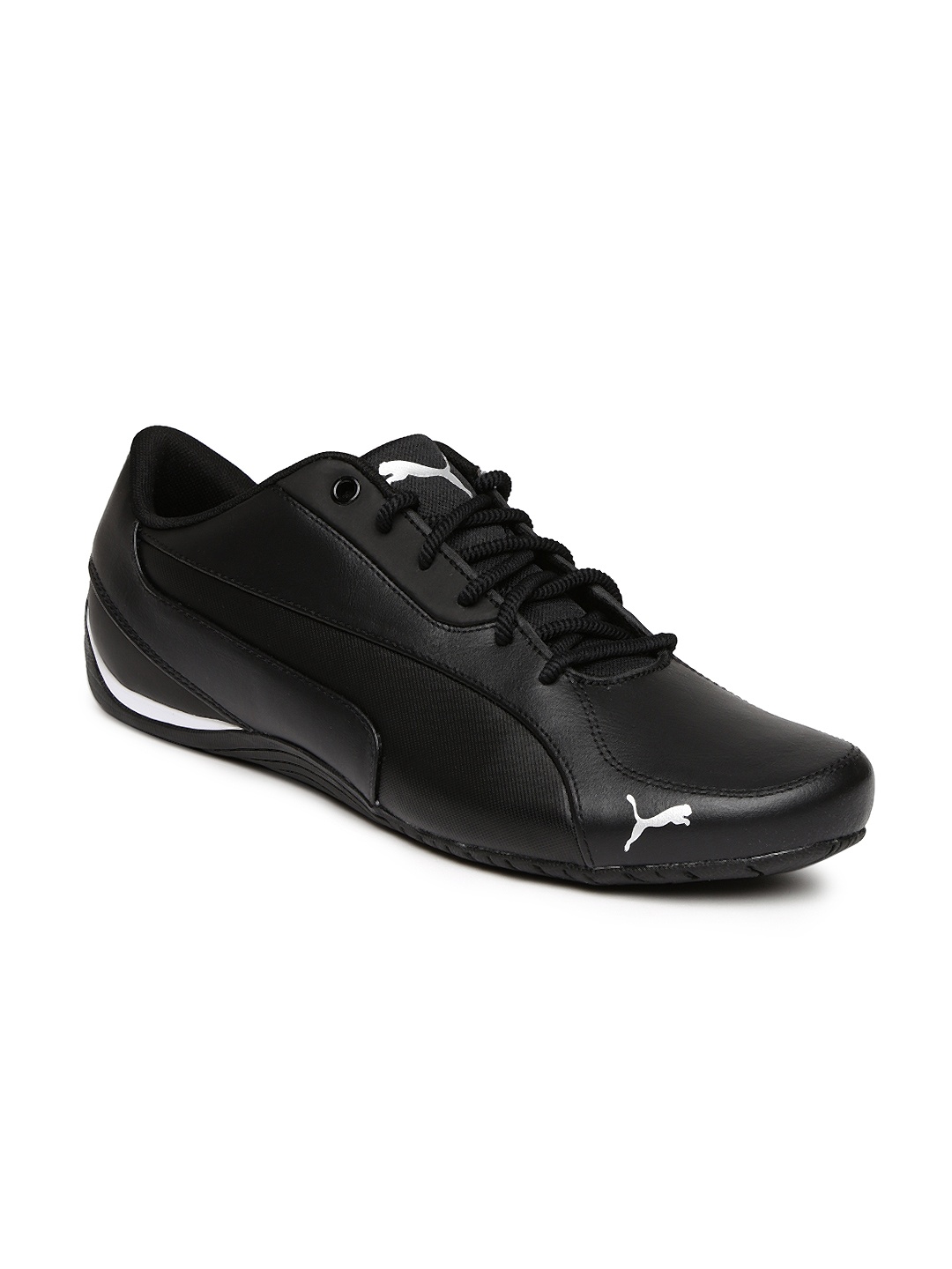 PUMA Men Black Solid Drift Cat 5 Core Regular Sneakers