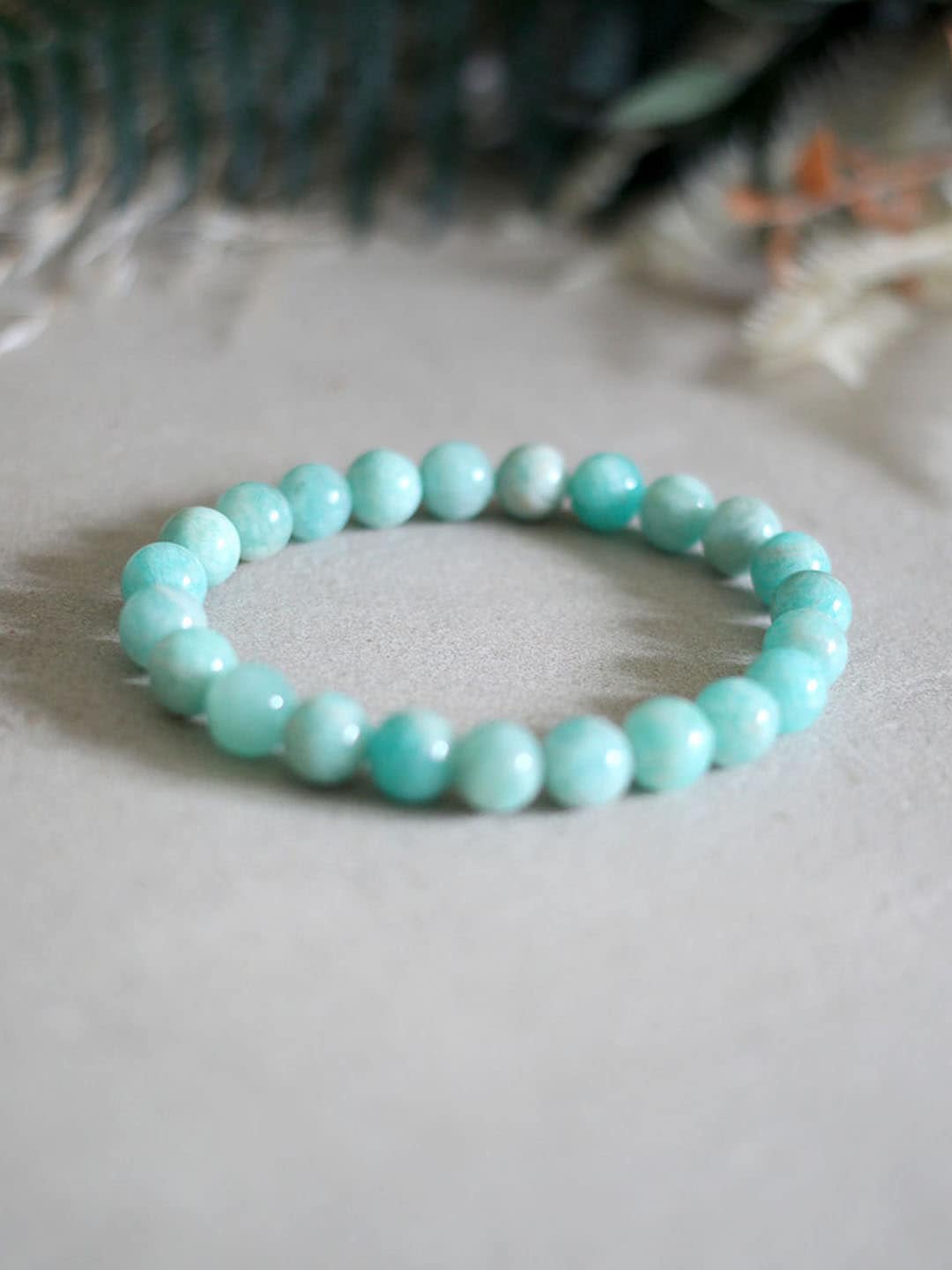 

Young & Forever Unisex Turquoise Blue Brass Bracelet