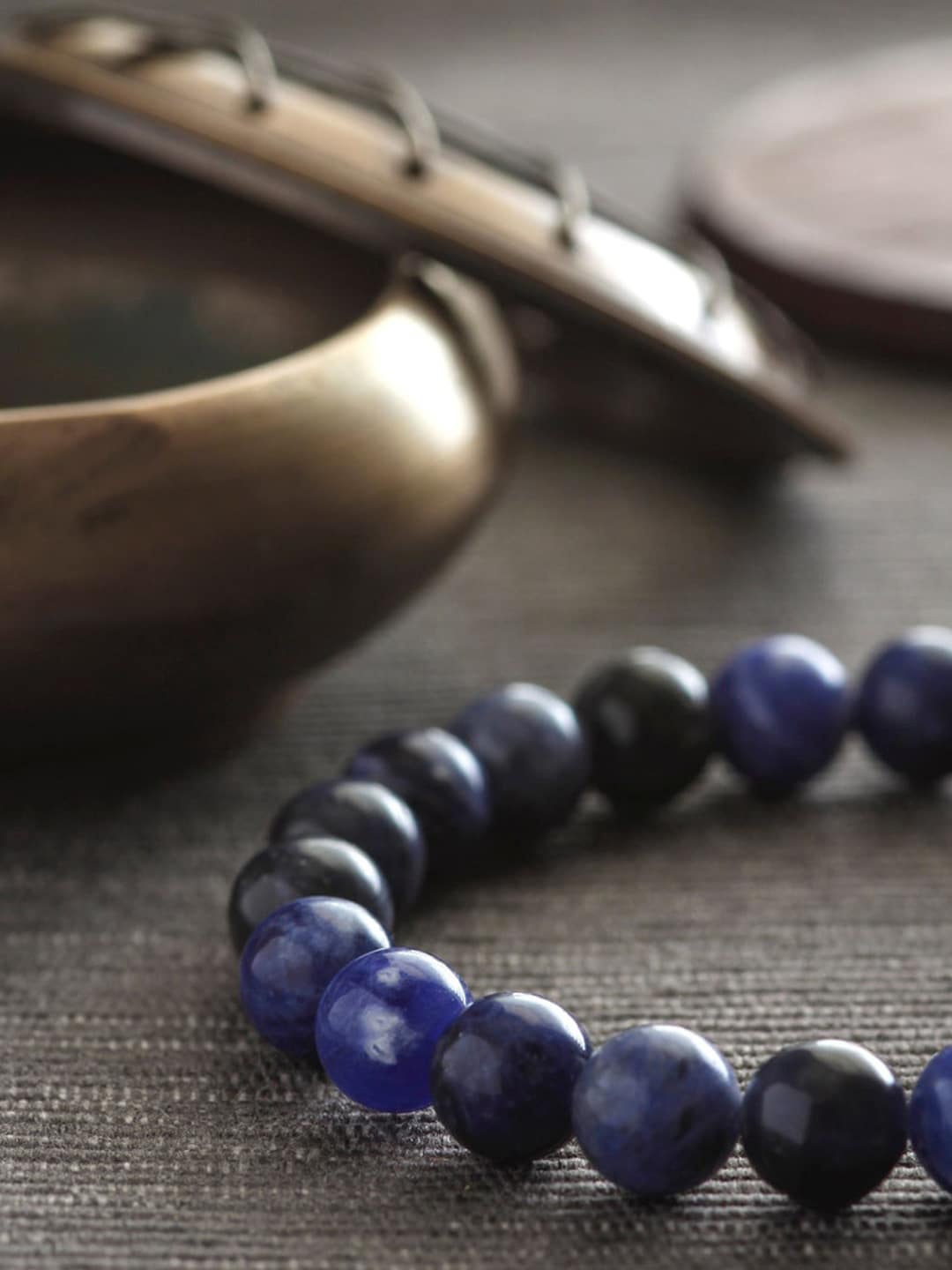 

Young & Forever Unisex Navy Blue Sodalite Bracelet