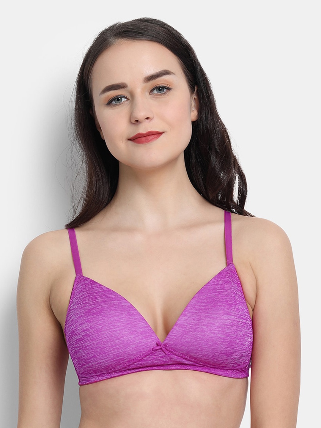 

VStar Women Purple Lightly Padded T-Shirt Bra