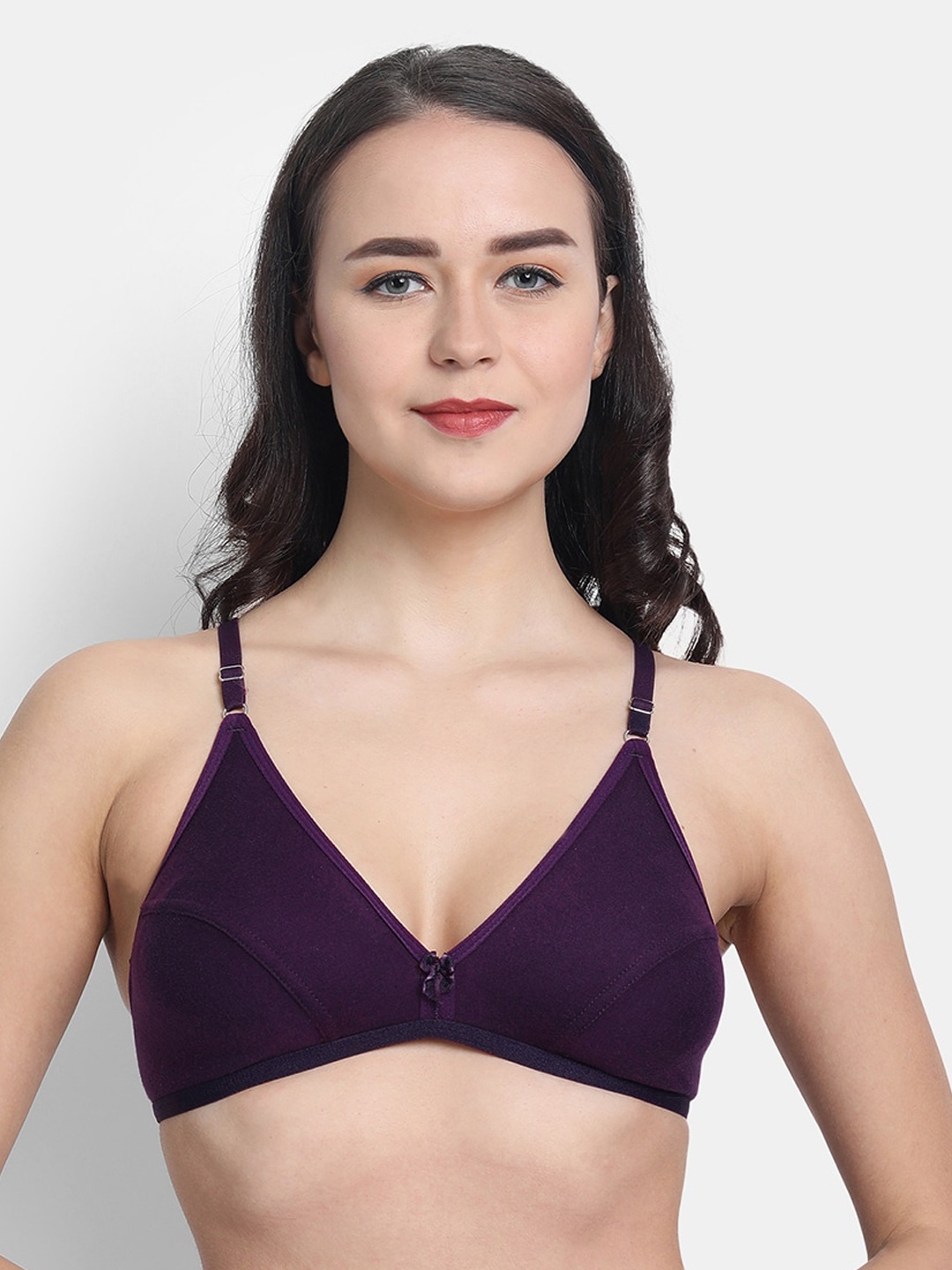

VStar Maroon Soli Soft Seamed Cup Bra Lightly Padded