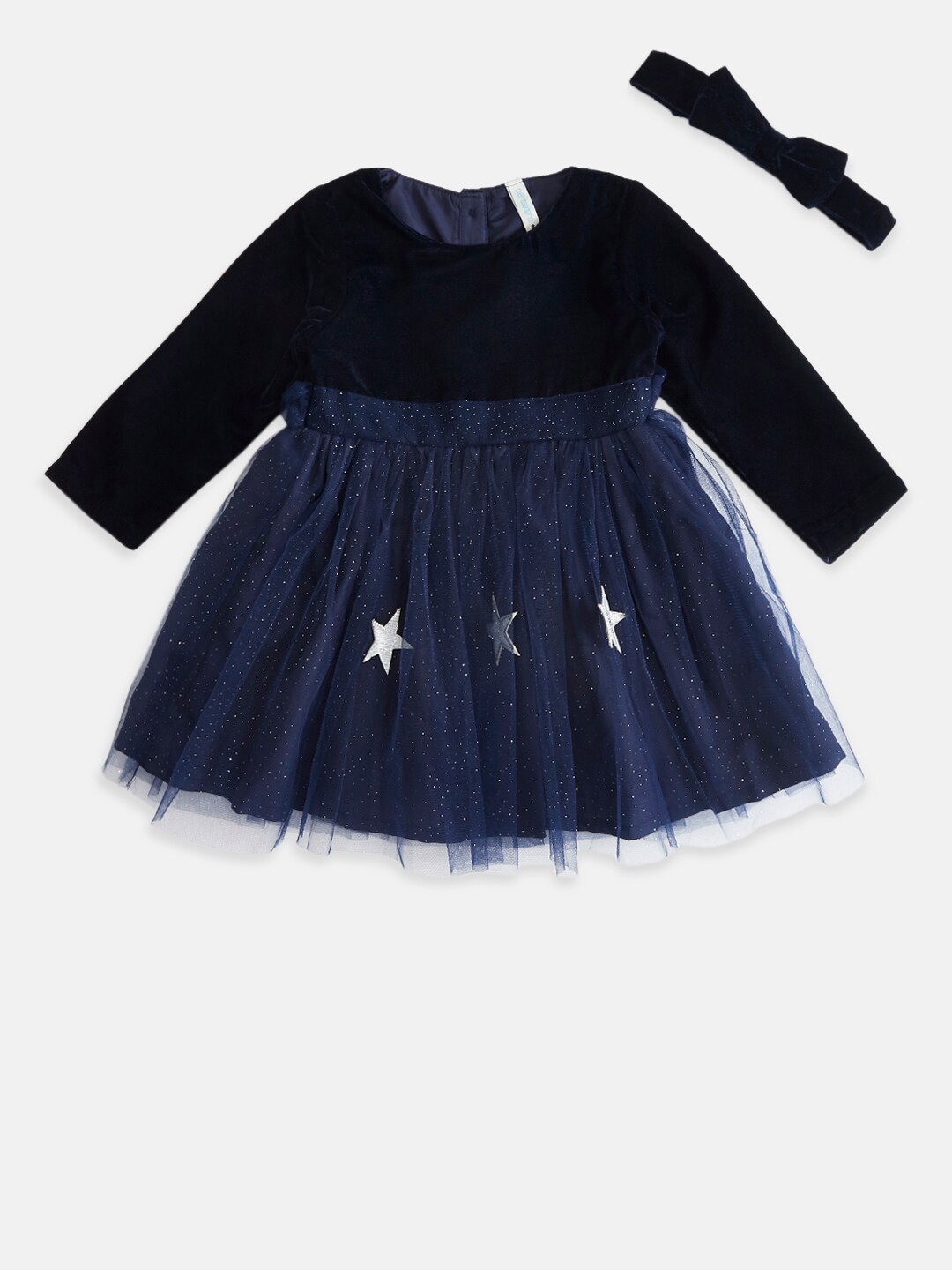 

Pantaloons Girls Baby Navy Blue Dress