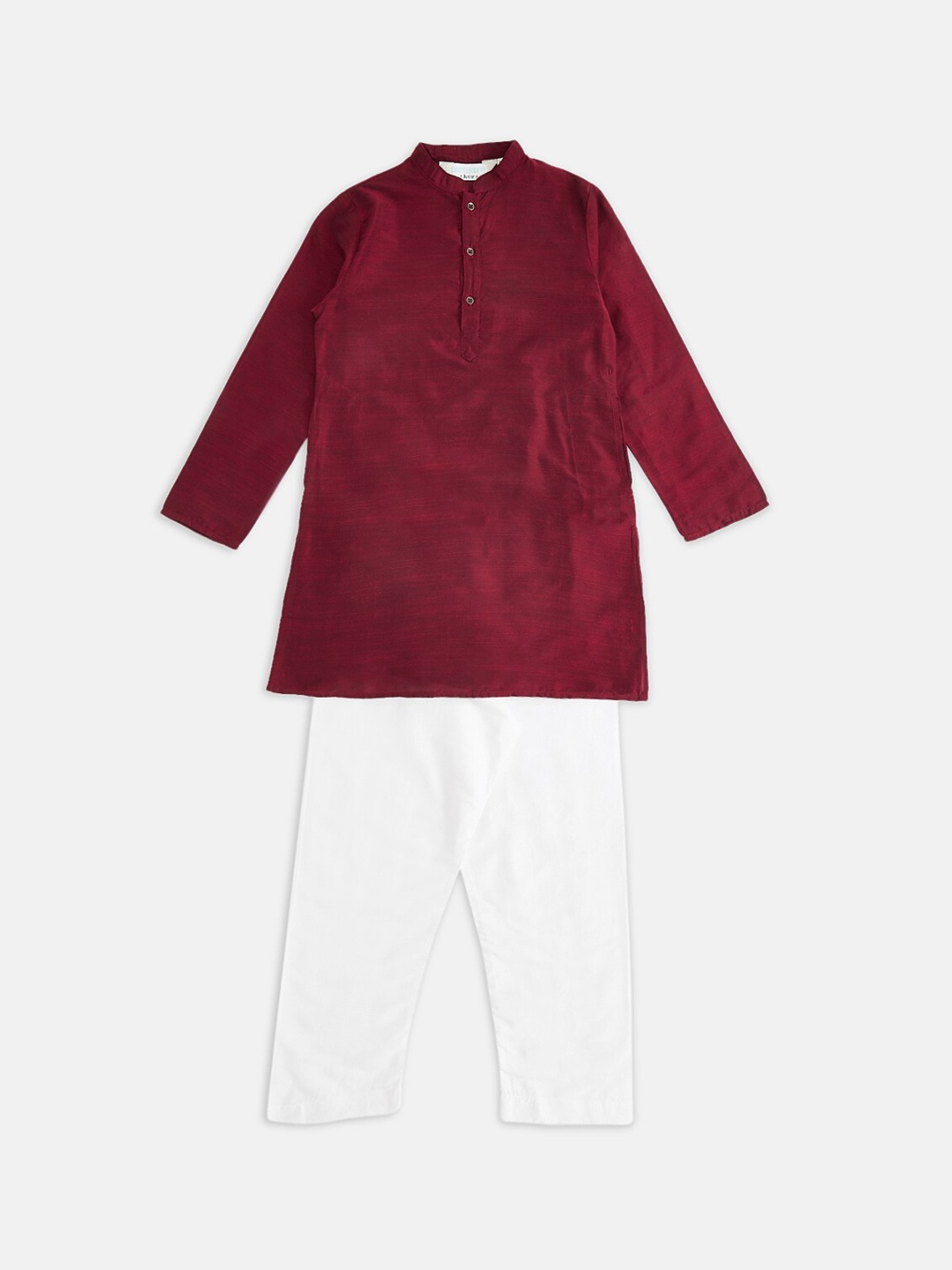 

indus route by Pantaloons Boys Maroon Kurta with Pyjamas