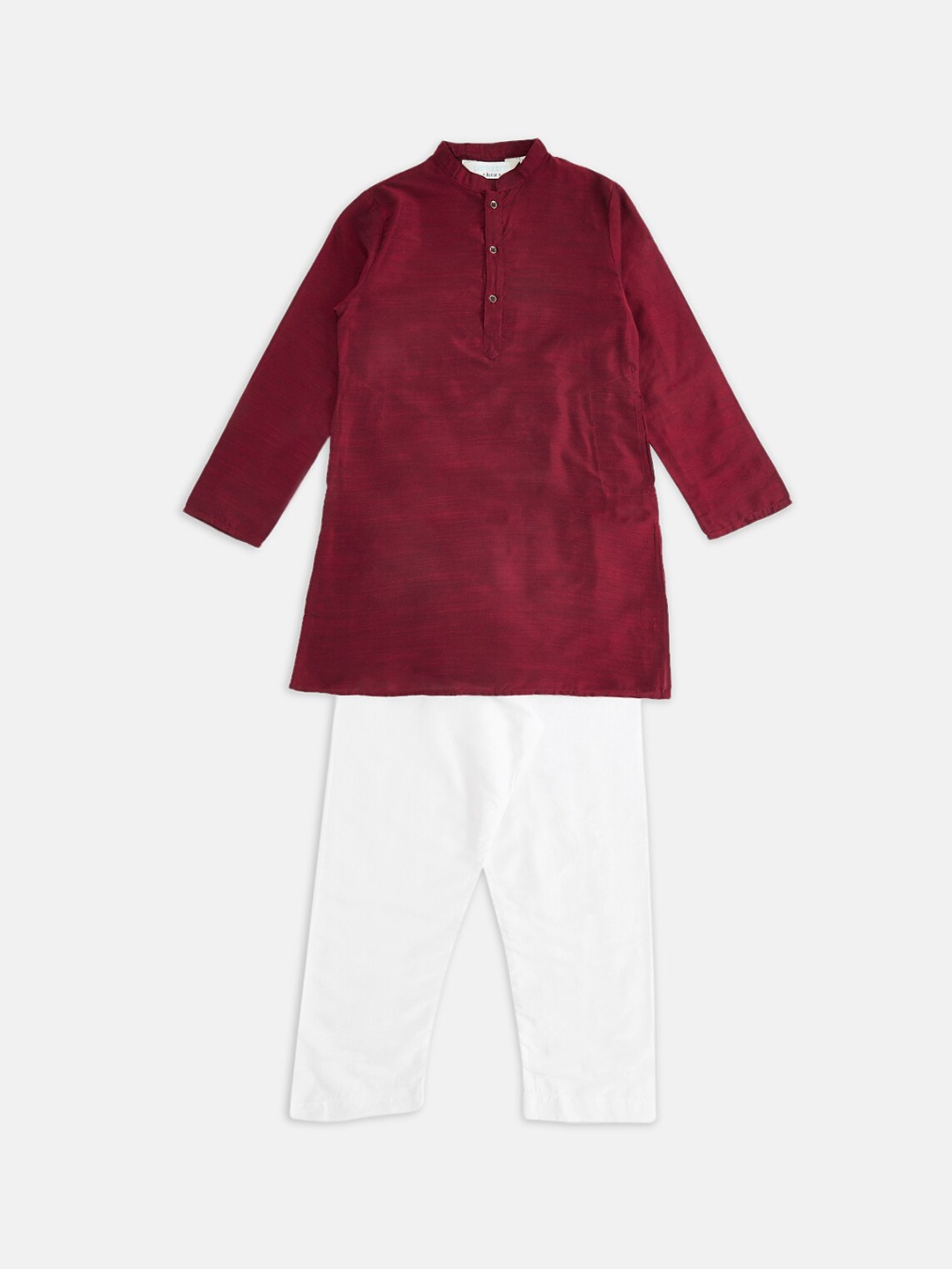 

indus route by Pantaloons Boys Maroon Kurta With Pyjamas