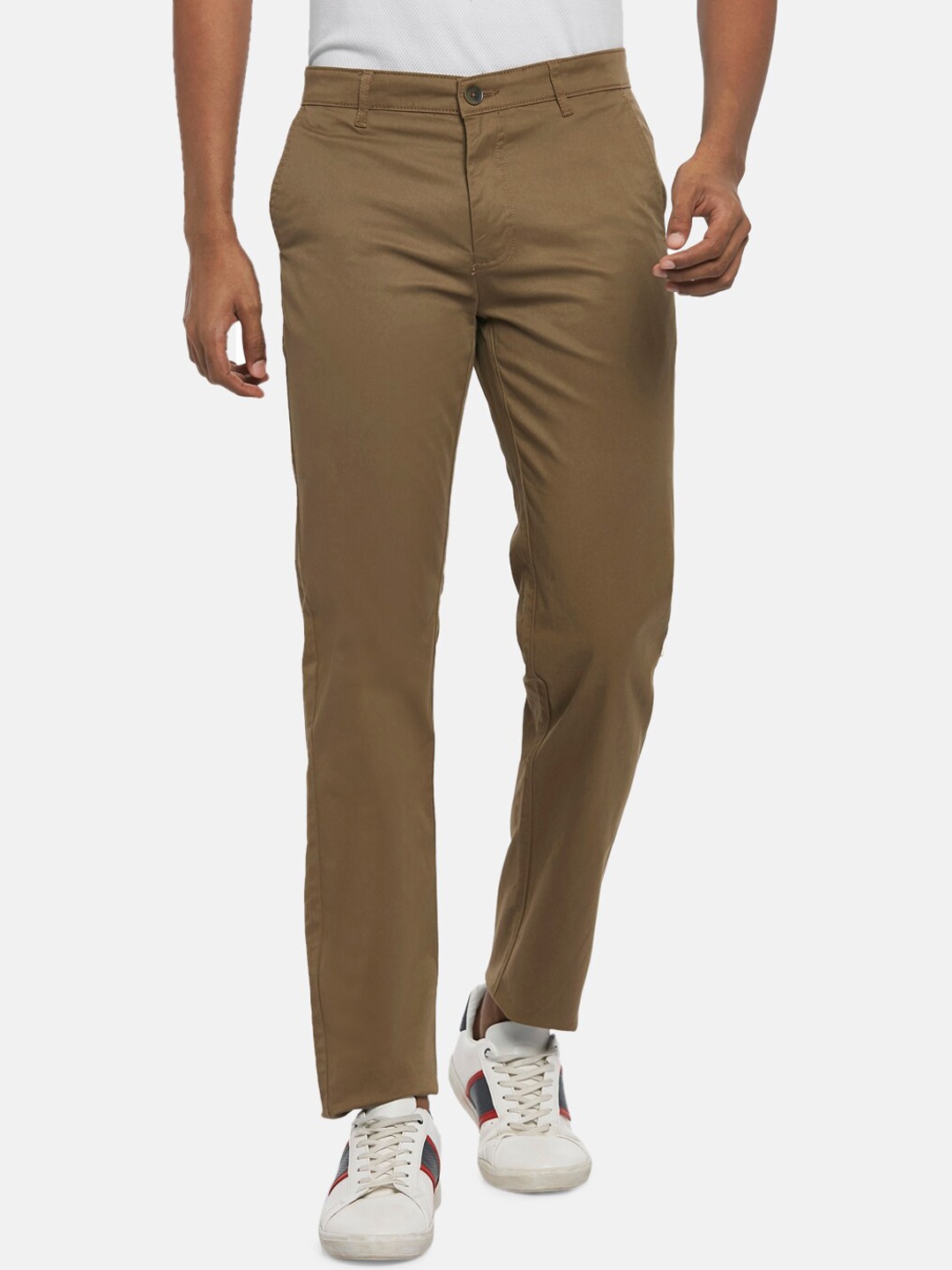 

BYFORD by Pantaloons Men Brown Casual Trouser