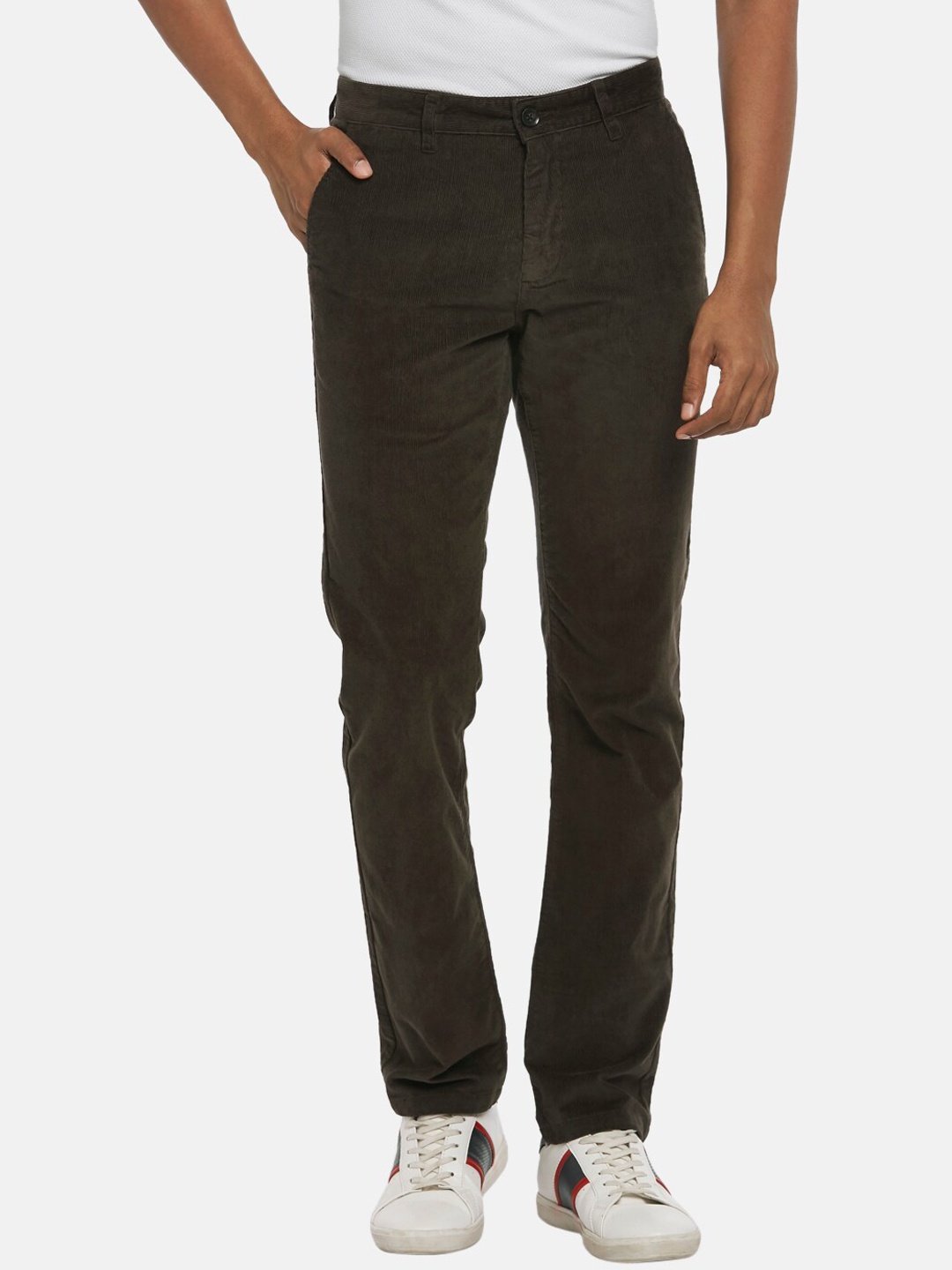 

BYFORD by Pantaloons Men Brown Slim Fit Casual Trouser