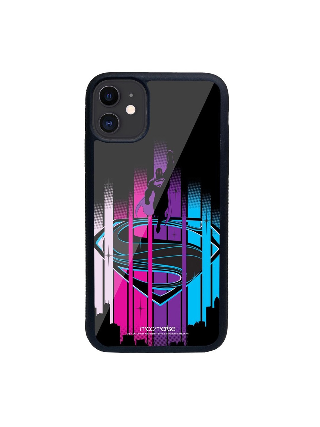 

macmerise Black & Pink Symbol Of Hope Printed iPhone 11 Glass Back Case